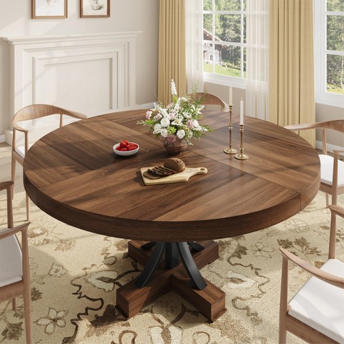 Farmhouse round kitchen table - farmhouse,